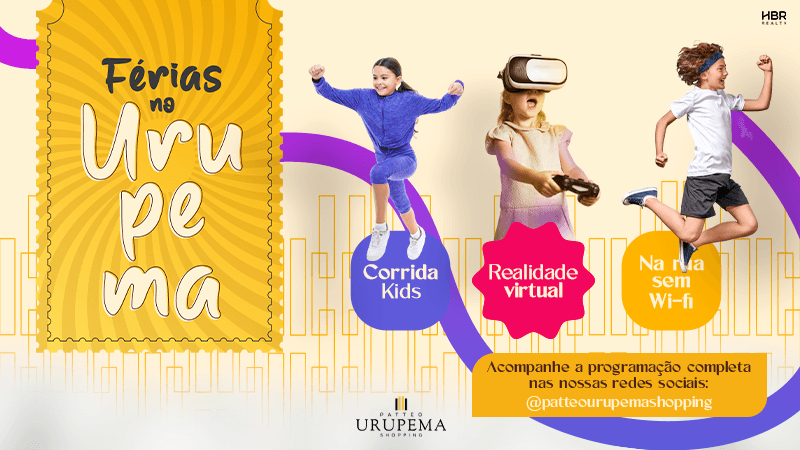 Ilustração do evento: Patteo Urupema Shopping promove segunda edição  da Corrida Kids