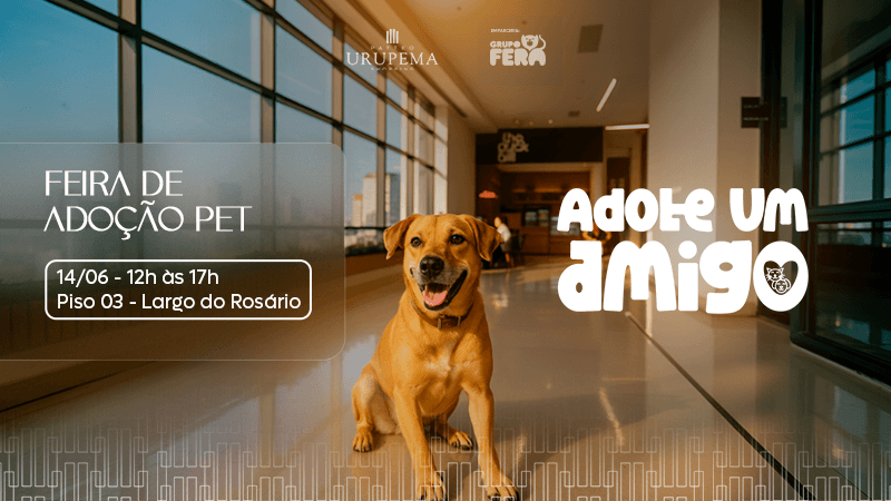 Ilustração do evento: Patteo Urupema Shopping promove novo evento de adoção de cães e gatos
