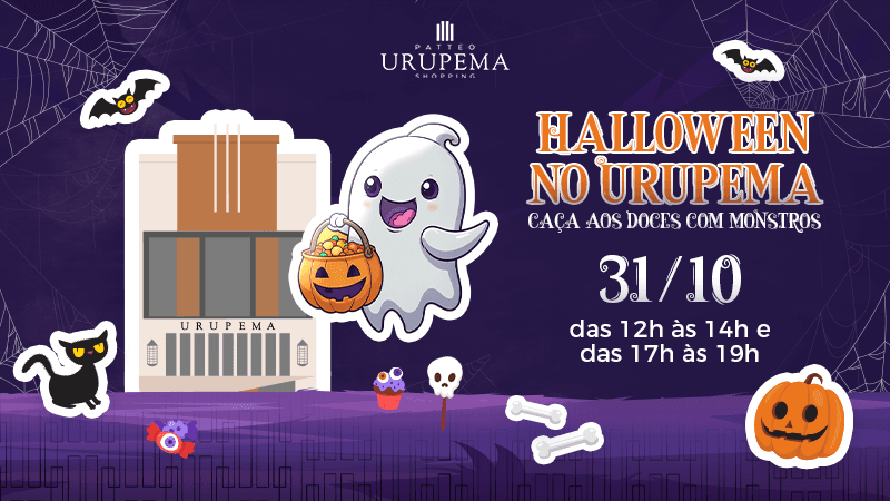 foto da Halloween do Patteo Urupema Shopping terá monstros e caça aos doces