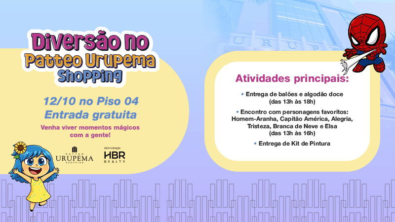 Ilustração do evento: Patteo Urupema Shopping promove show de talentos para crianças; inscrições estão abertas
